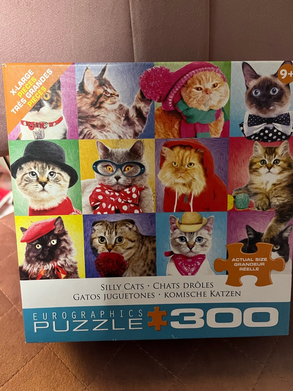 Silly Cats jigsaw puzzle-300 large pieces